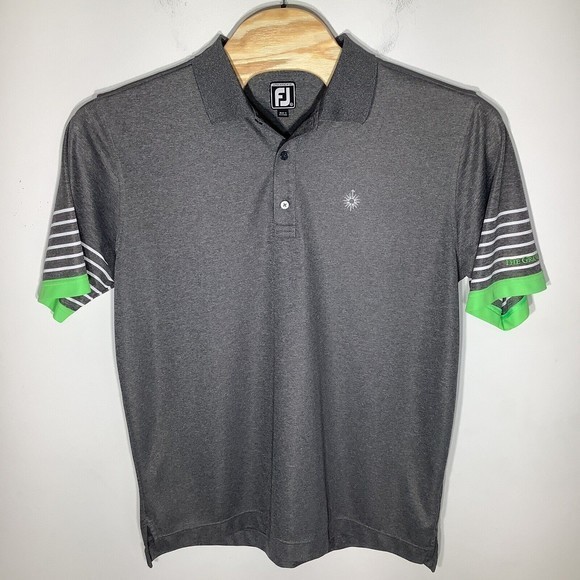FootJoy FJ Mens Athletic Fit Short Sleeve Golf Polo Gray Size XL - Picture 2 of 7